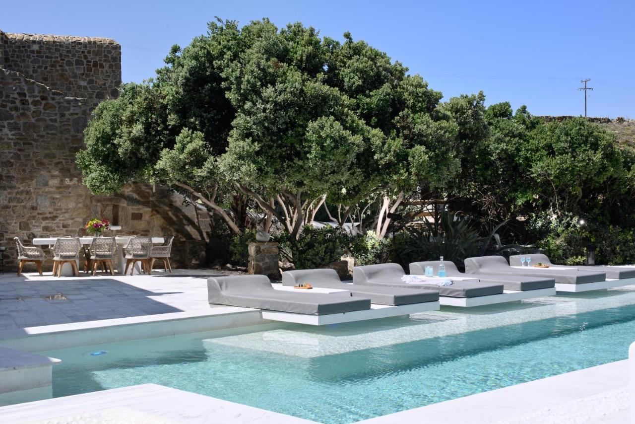 Mykonos Dream Villas Ftelia  ภายนอก รูปภาพ