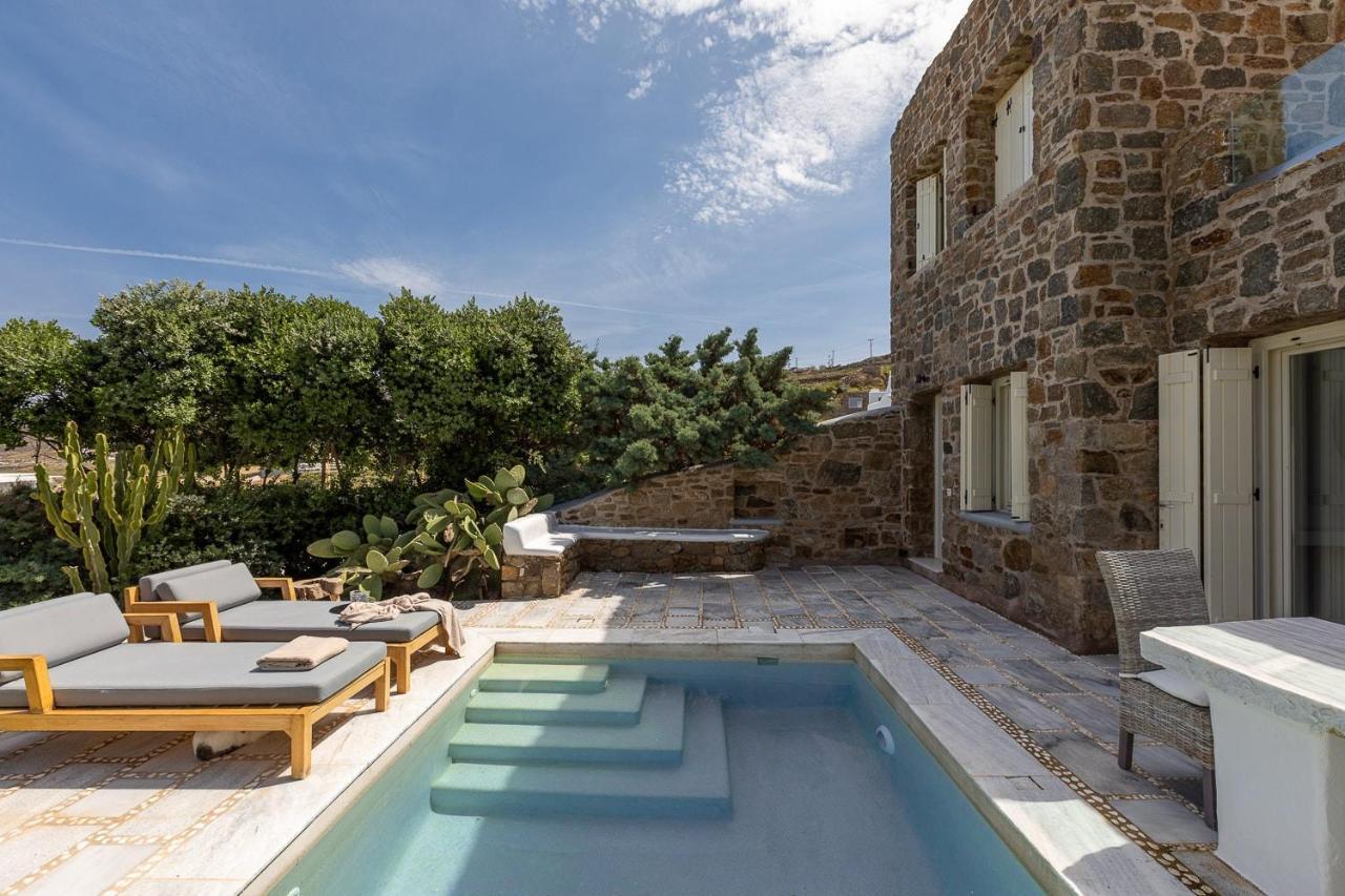 Mykonos Dream Villas Ftelia  ภายนอก รูปภาพ