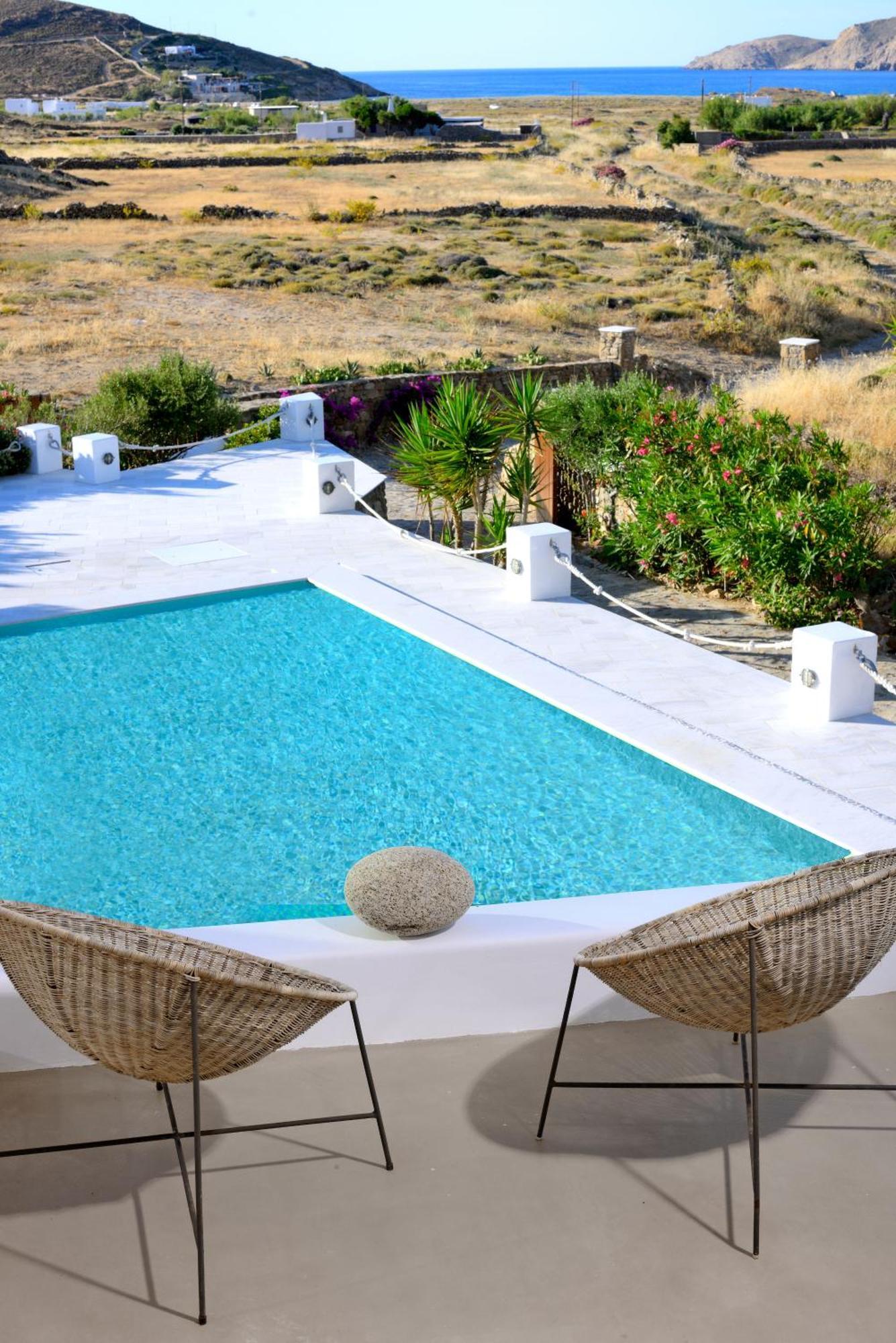 Mykonos Dream Villas Ftelia  ภายนอก รูปภาพ