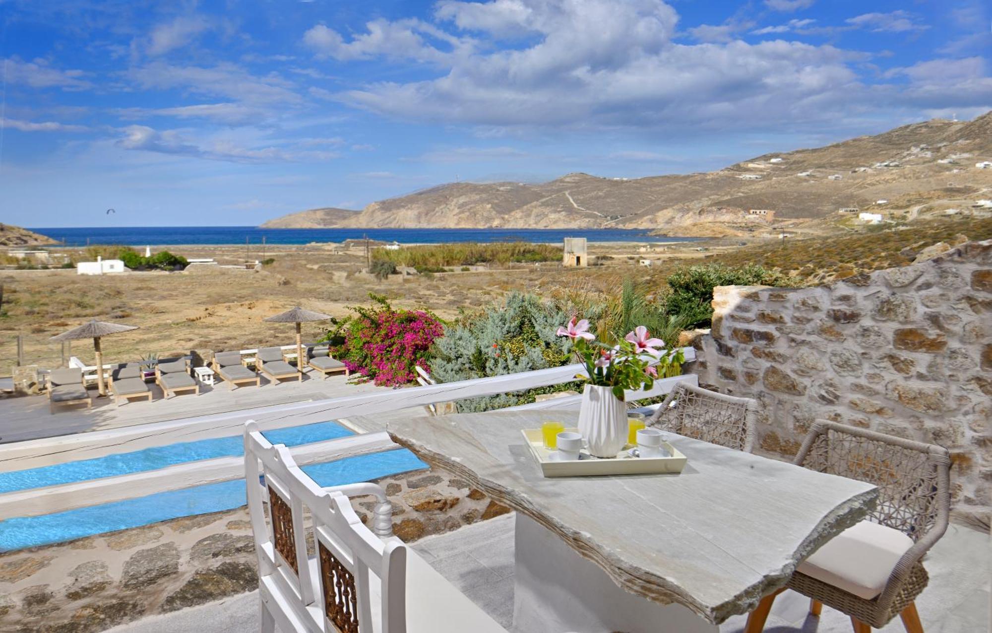 Mykonos Dream Villas Ftelia  ภายนอก รูปภาพ