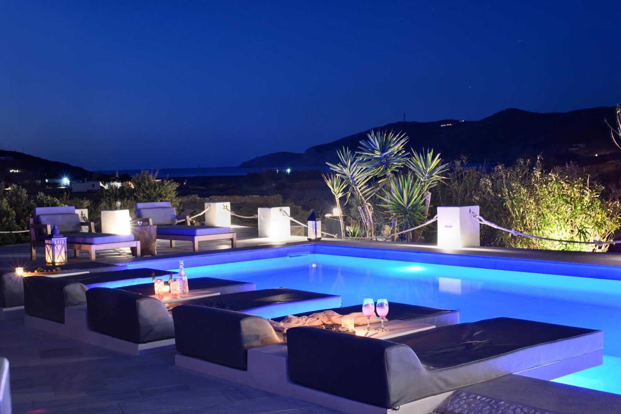 Mykonos Dream Villas Ftelia  ภายนอก รูปภาพ