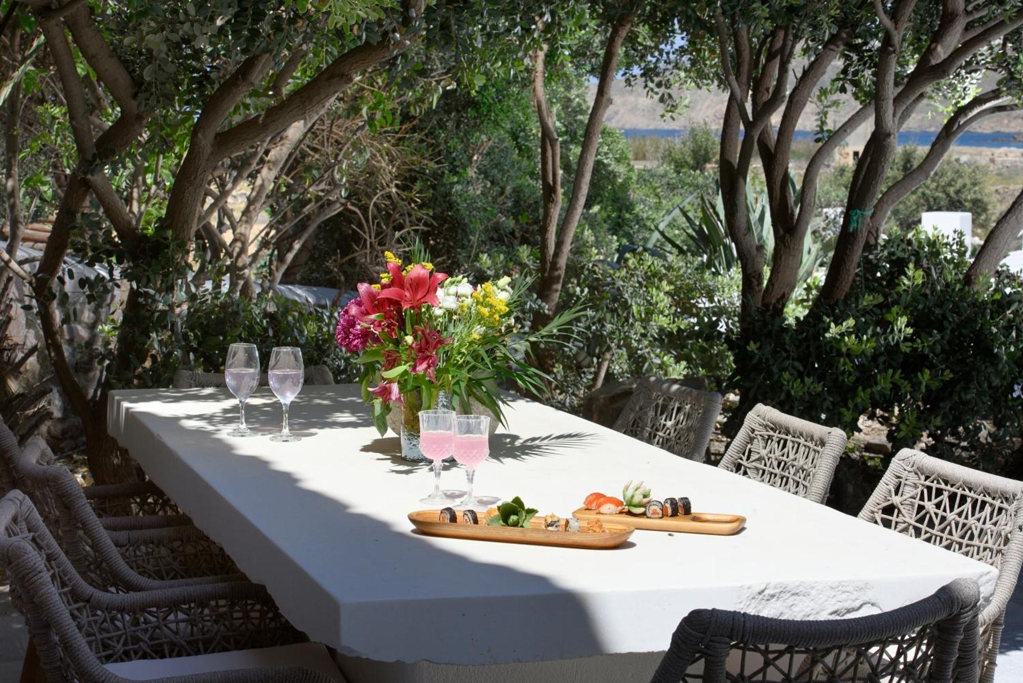 Mykonos Dream Villas Ftelia  ภายนอก รูปภาพ